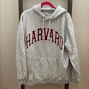 H&M Gray Harvard Hoodie